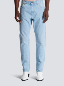 Light Regular-fit Denim Jeans-Balmain Outlet