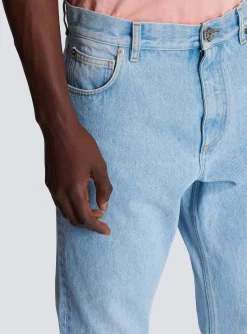 Light Regular-fit Denim Jeans-Balmain Outlet