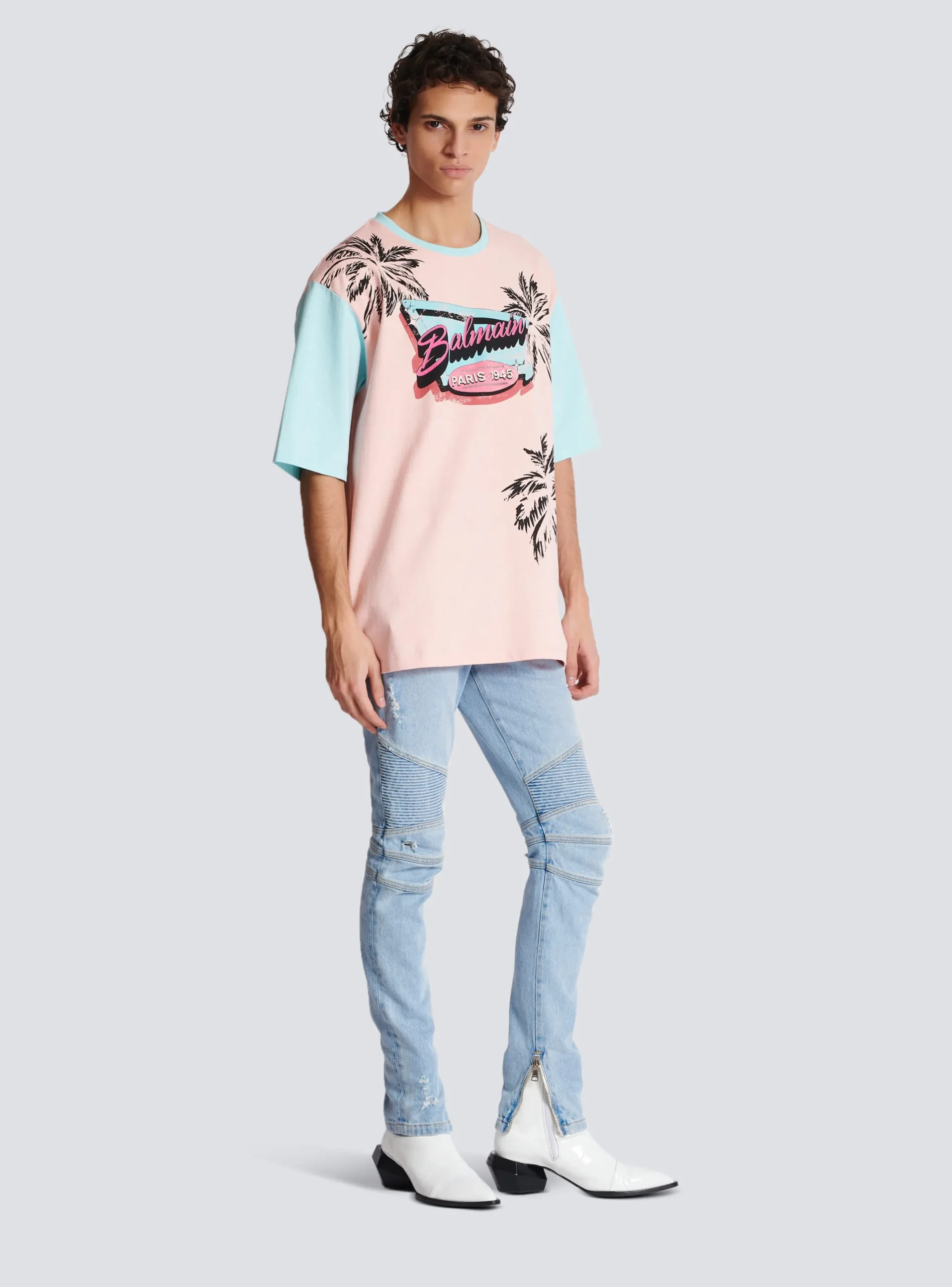 Loose Miami Printed T-shirt-Balmain Best