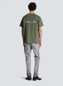 Loose T-shirt With Signature Embroidery-Balmain Sale
