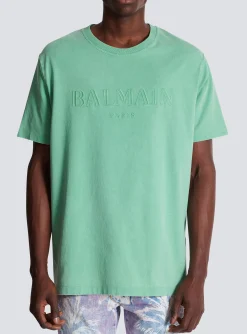 Loose T-shirt With Vintage Embroidery-Balmain Online