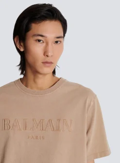 Loose T-shirt With Vintage Embroidery-Balmain Best