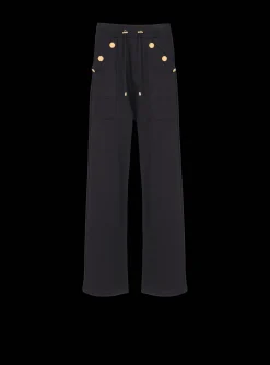 Loose-fitting Buttoned Joggers-Balmain Cheap