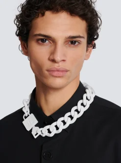 Main Lab Key&Lock Necklace-Balmain Fashion