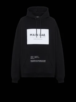 Main Lab Label Hoodie-Balmain Flash Sale