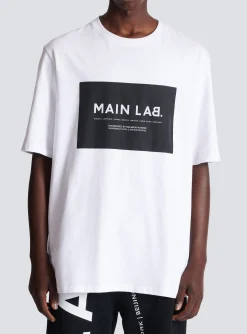 Main Lab Label T-shirt-Balmain Hot