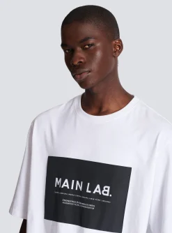 Main Lab Label T-shirt-Balmain Hot