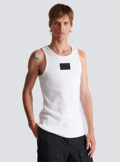Main Lab Tank Top-Balmain Cheap