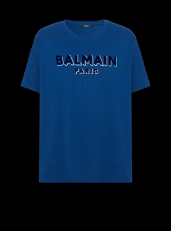 Metallic Flocked T-shirt-Balmain New