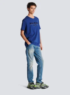 Metallic Flocked T-shirt-Balmain New