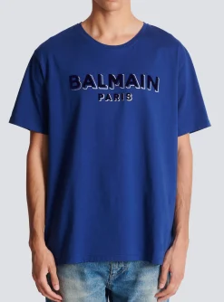 Metallic Flocked T-shirt-Balmain New