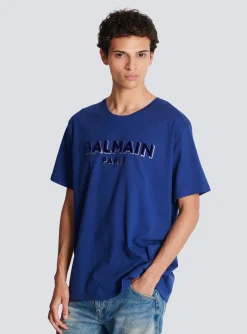 Metallic Flocked T-shirt-Balmain New