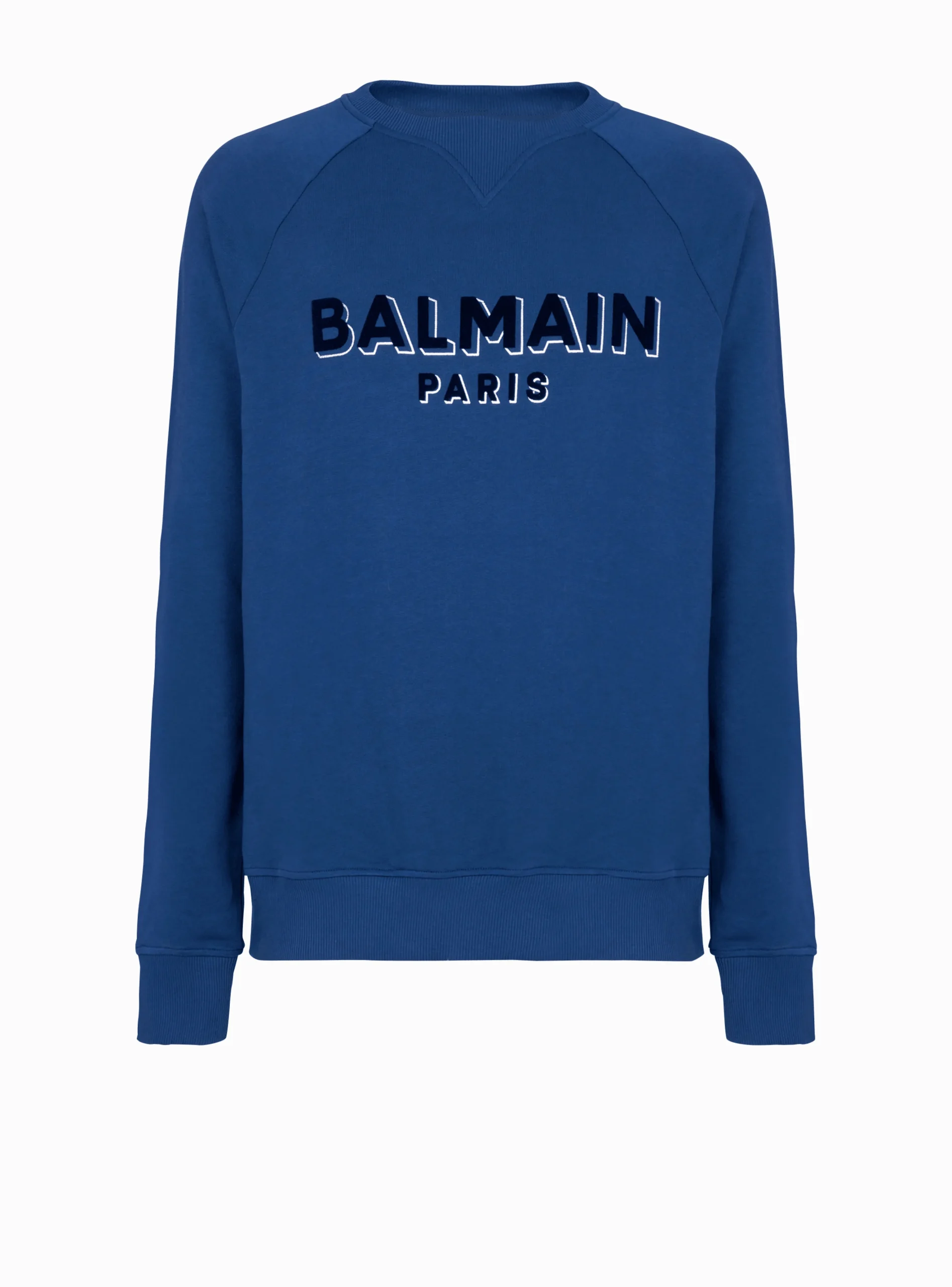 Metallic Flocked Sweatshirt-Balmain Online