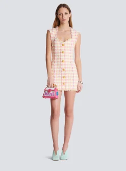 Miami Tweed Dress With Buttons-Balmain Best
