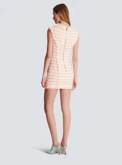 Miami Tweed Dress With Buttons-Balmain Best