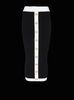 Midi Knit Skirt-Balmain Discount