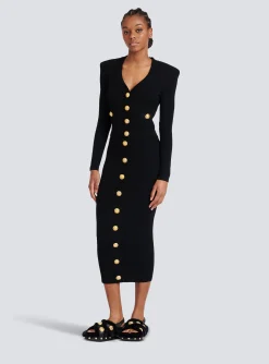 Mid-length Knit Skirt-Balmain Outlet