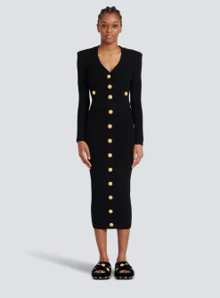 Mid-length Knit Skirt-Balmain Outlet