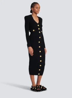 Mid-length Knit Skirt-Balmain Outlet