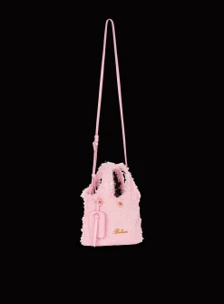 Mini B-Army Grocery Bag In Tweed-Balmain Cheap