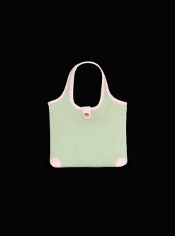 Mini Canvas And Leather B-Army Grocery Bag-Balmain Discount