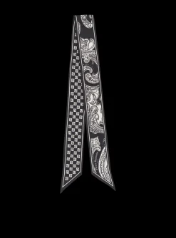 Mini Monogram And Paisley Reversible Scarf-Balmain Sale
