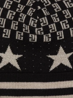 Mini Monogram And Stars Beanie-Balmain Cheap