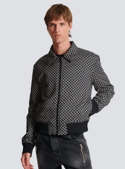 Mini Monogram Bomber Jacket-Balmain Sale