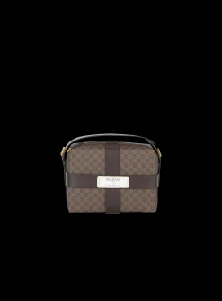 Mini Monogram Canvas And Leather Box Bag-Balmain Sale