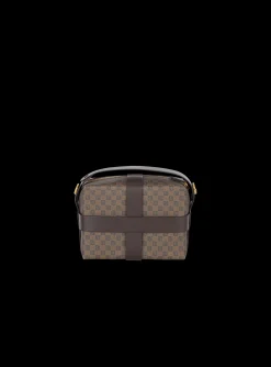 Mini Monogram Canvas And Leather Box Bag-Balmain Sale