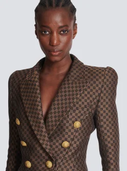 Mini Monogram Jacquard Jacket-Balmain New