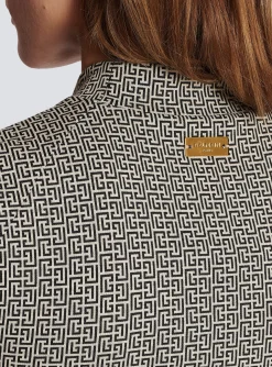 Mini Monogram Jacquard Top-Balmain Shop