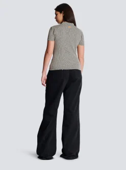 Mini Monogram Jacquard Top-Balmain Shop