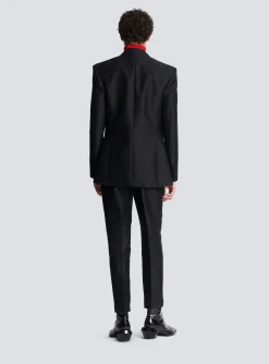 Mini Monogram Satin Jacket-Balmain Outlet