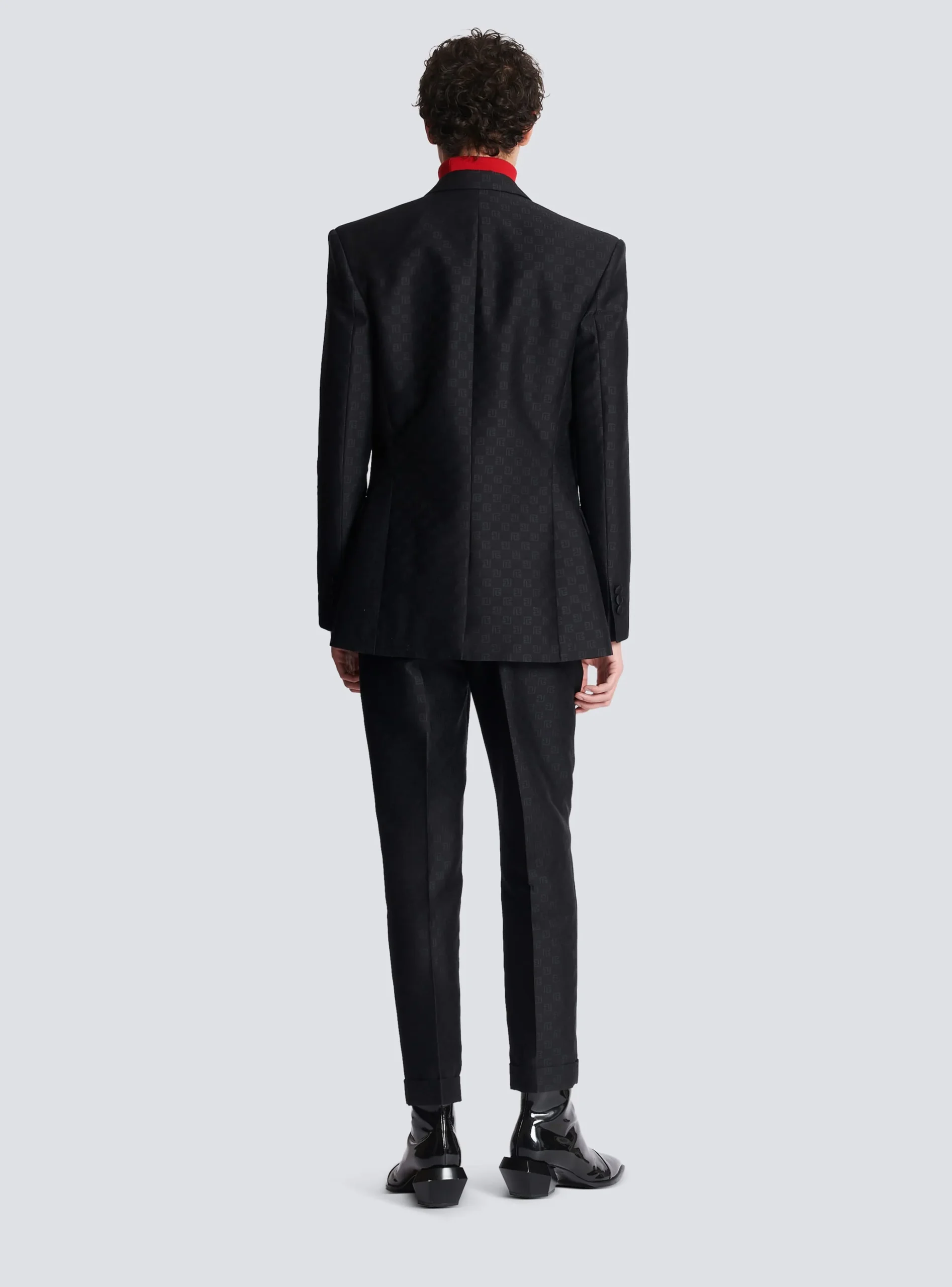 Mini Monogram Satin Jacket-Balmain Outlet