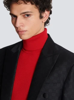 Mini Monogram Satin Jacket-Balmain Outlet