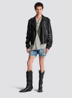 Mini Monogram Shirt-Balmain Flash Sale