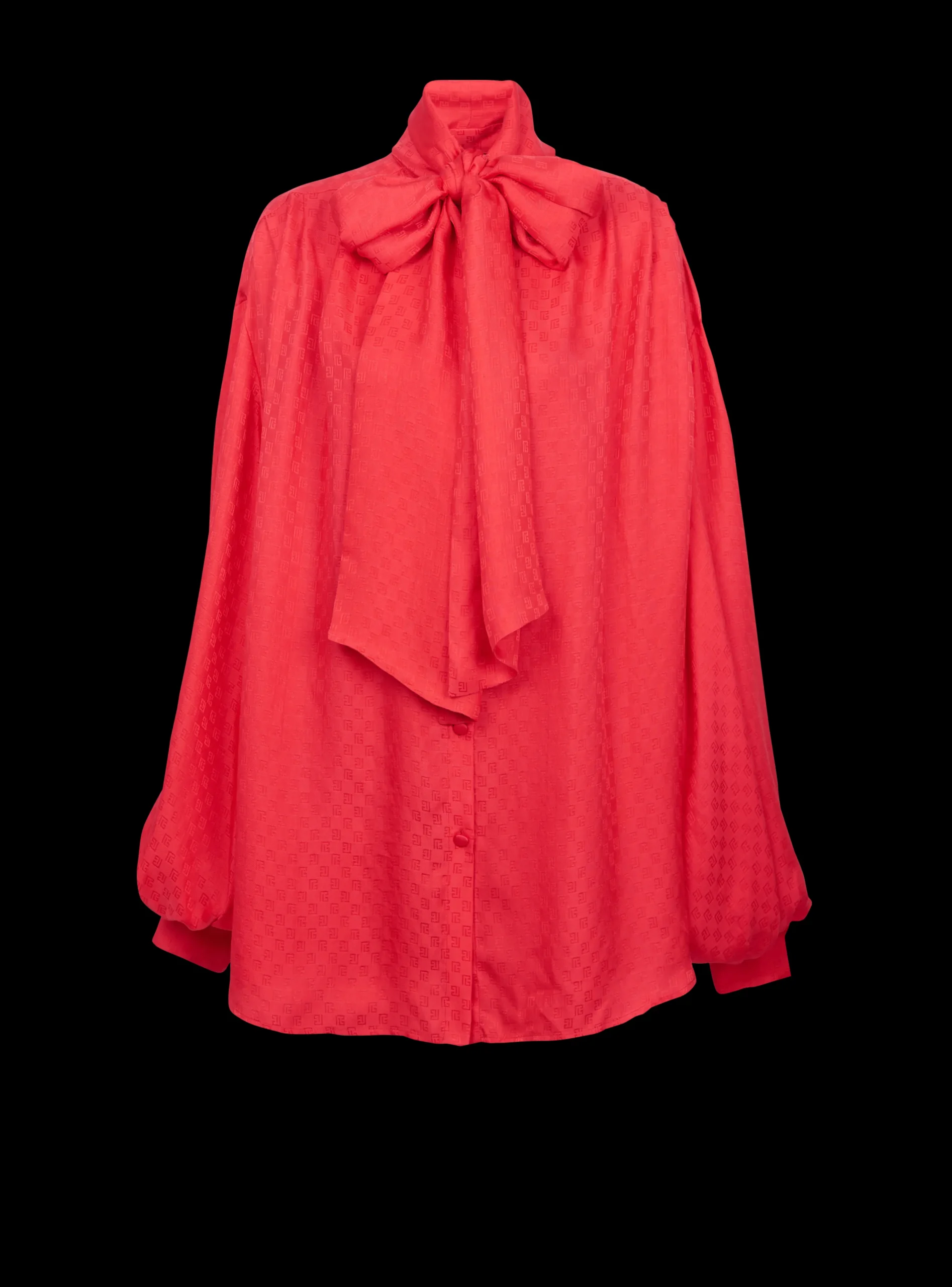 Mini Monogram Silk Shirt-Balmain Best