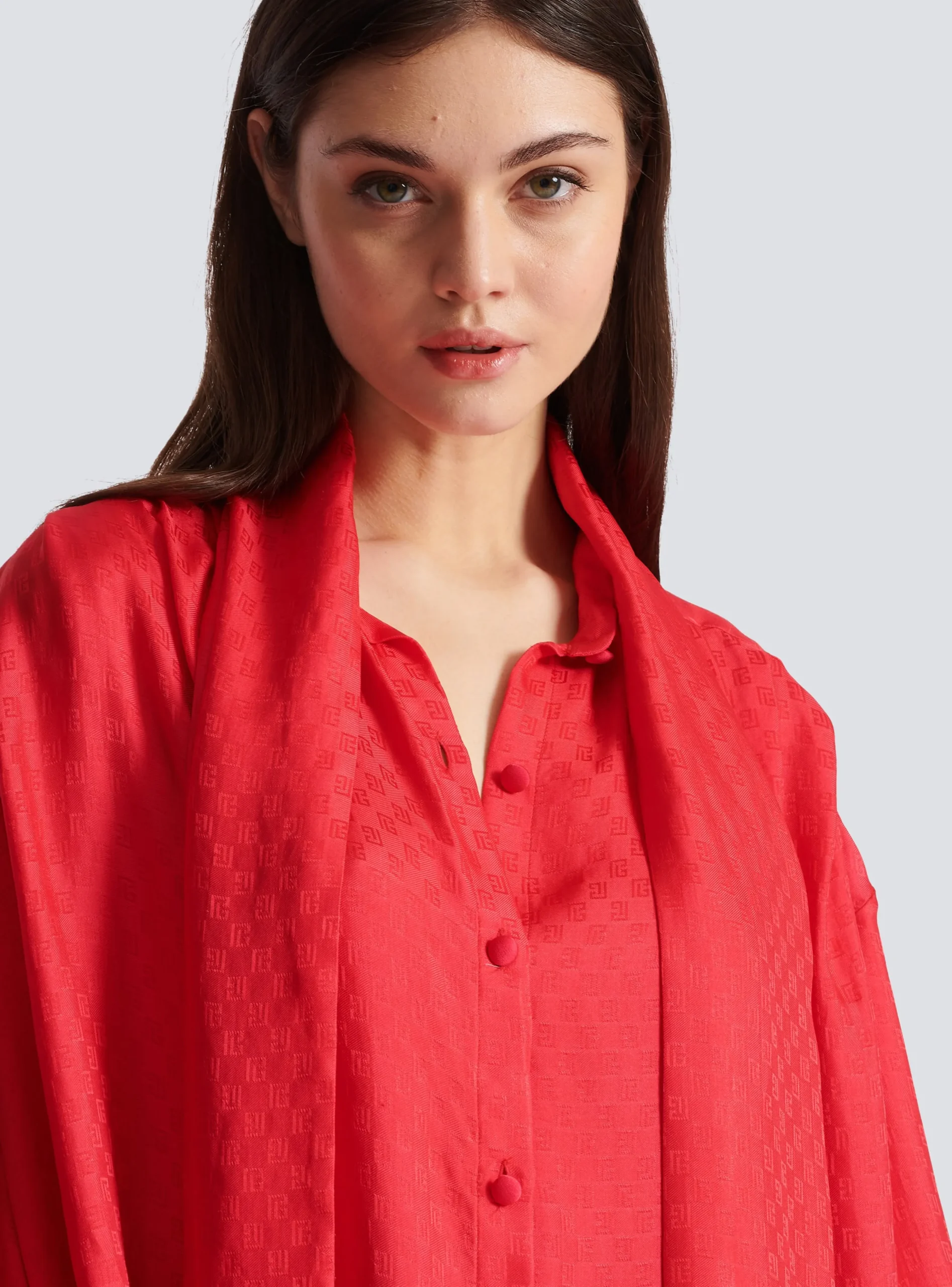Mini Monogram Silk Shirt-Balmain Best