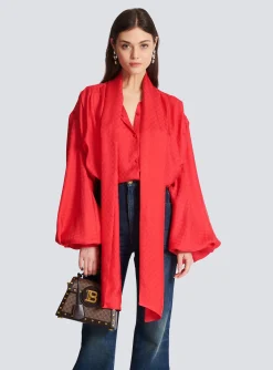 Mini Monogram Silk Shirt-Balmain Best