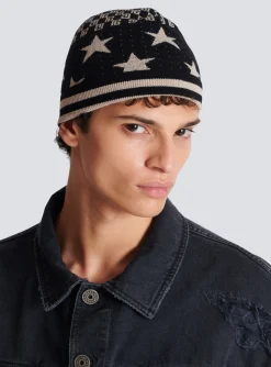 Mini Monogram Stars Beanie-Balmain Discount