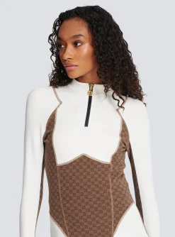 Mini Monogram Technical Top-Balmain Cheap