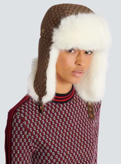 Mini Monogram Trapper Hat-Balmain Fashion