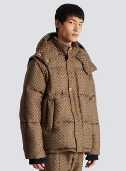 Mini Monogrammed Down Jacket-Balmain Discount