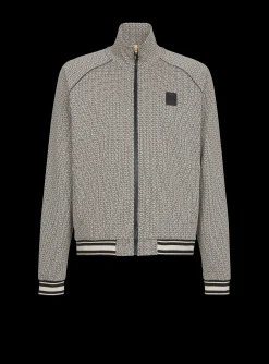 Mini Monogrammed Jacquard Zipped Jacket-Balmain Shop