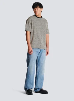Mini Monogrammed Jacquard T-shirt-Balmain Clearance