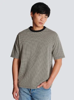 Mini Monogrammed Jacquard T-shirt-Balmain Clearance