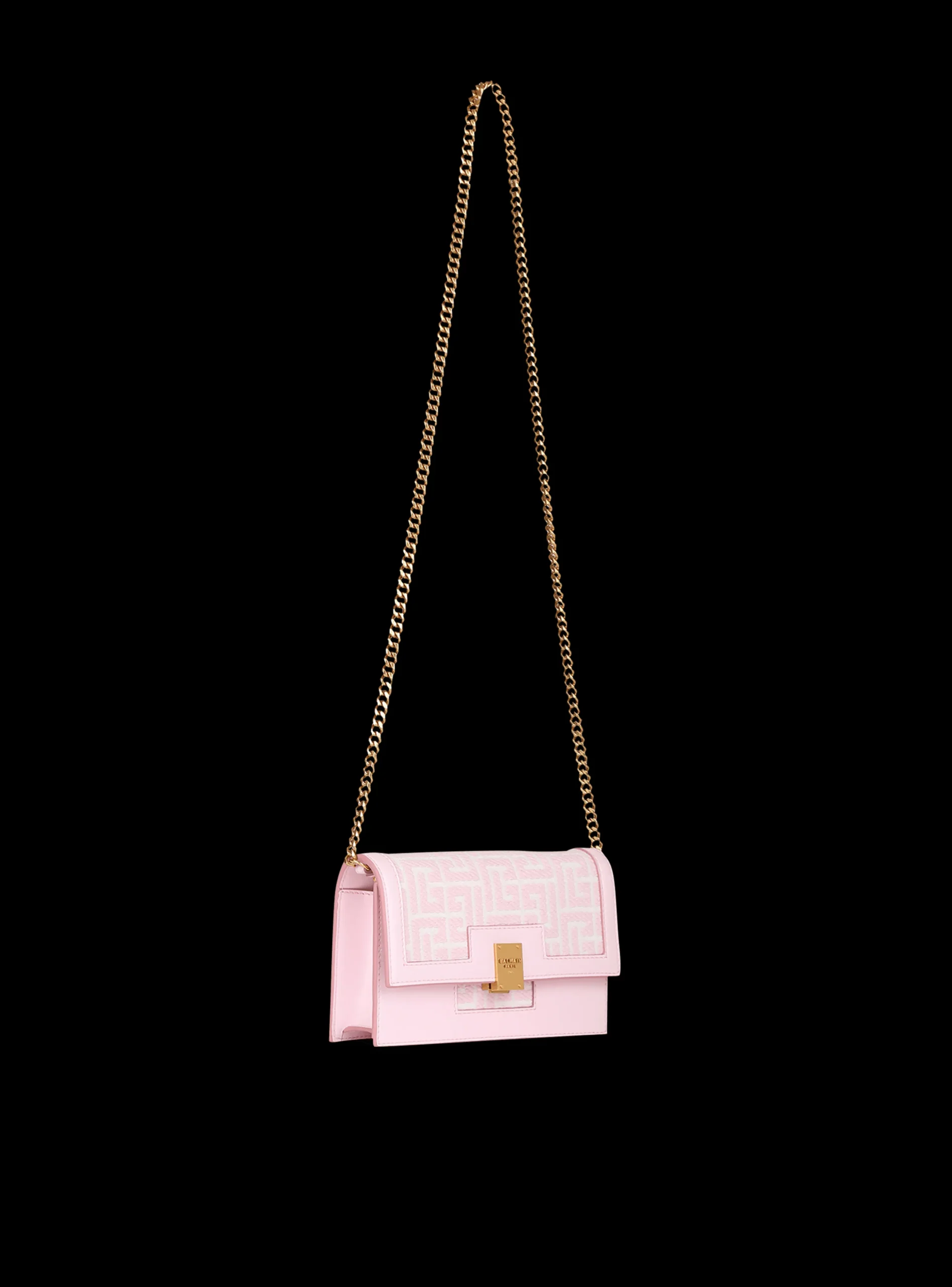 Mini-sized Bicolor Jacquard 1945 Bag-Balmain Clearance