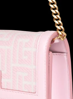 Mini-sized Bicolor Jacquard 1945 Bag-Balmain Clearance
