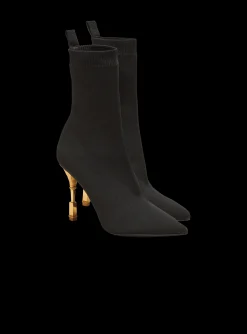 Moneta Knit Ankle Boots-Balmain Cheap